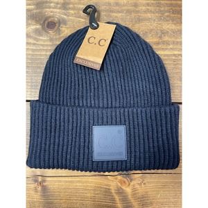 CC Navy Blue Unisex Beanie Toboggan Hat